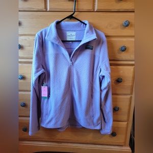 New Simply Southern Full Zip Lavender Soft Jacket, 2 Zip Pockets,  Size XL